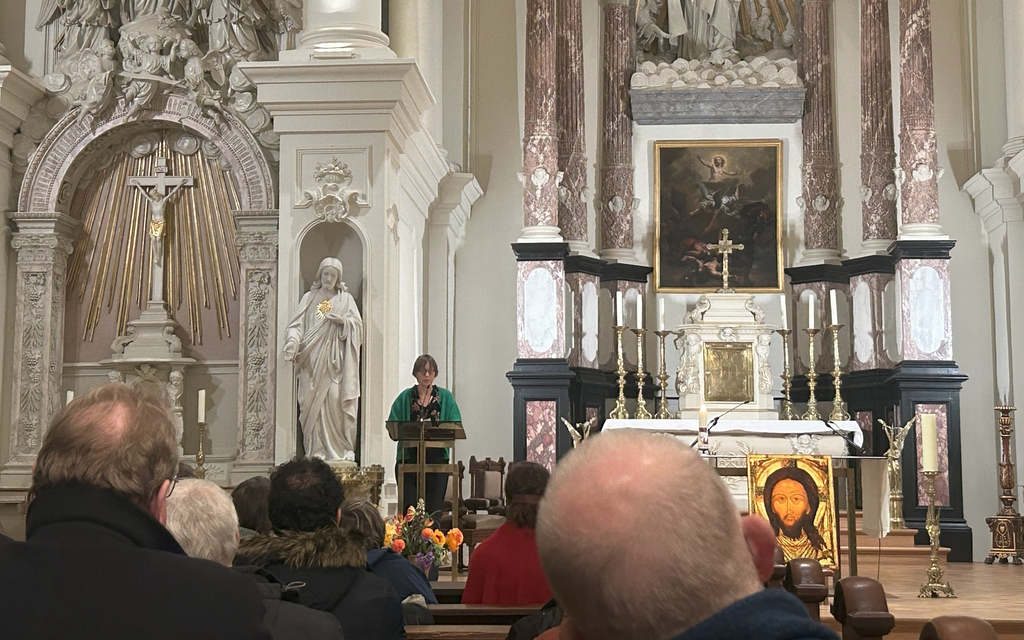 Eerste gebed van Sant'Egidio in Augustinuskerk in Utrecht